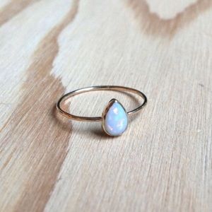 Catbird 14K Gold Opal Teardrop Ring